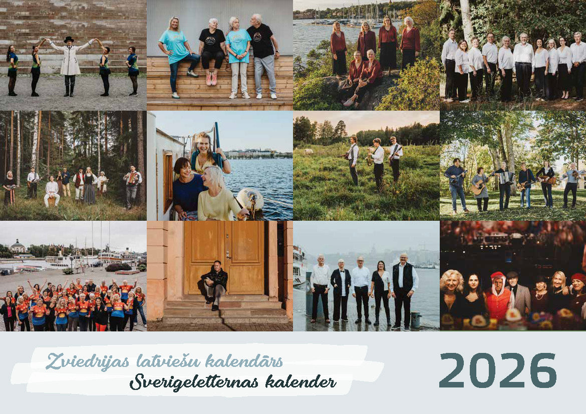 Zviedrijas latviešu kalendārs 2026